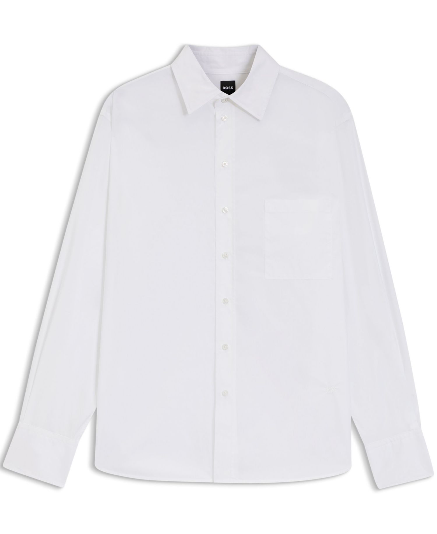 BOSS by Women's Cotton Oversized-Fit Blouse
