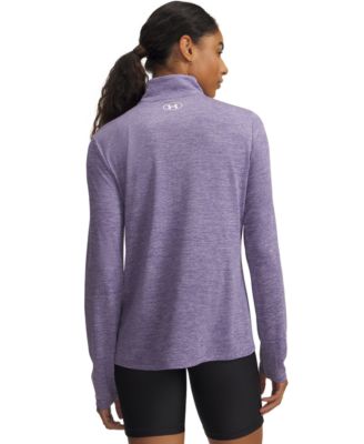 Women's Twist Tech Quarter-Zip Logo Top