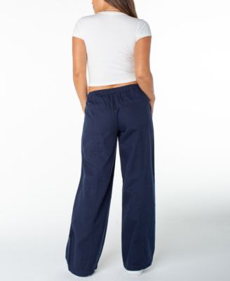 Juniors' Pull-On Wide-Leg Pants