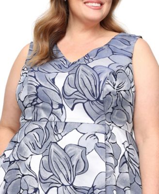 Plus Size High-Low Hem Ball Gown