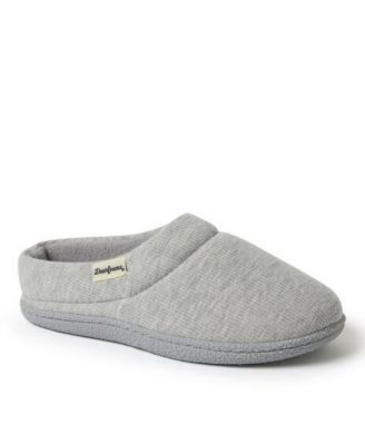 Women's Lacey Rib Knit House Shoe Clog Slipper