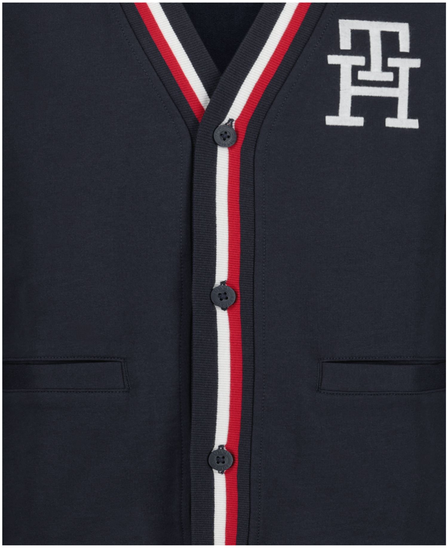 Boys' 8-20 Minimal V-Neck Cardigan