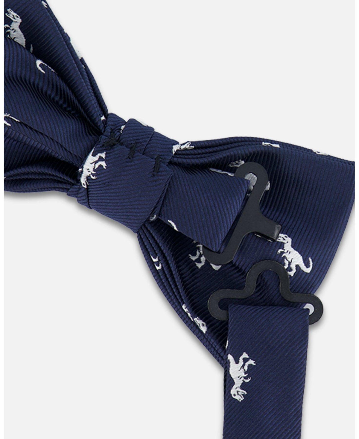 Deux par Boy Bow Tie Blue Dino Print - Toddler|Child