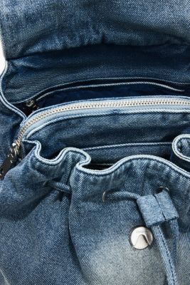 Women's Small Denim Charms Backpack