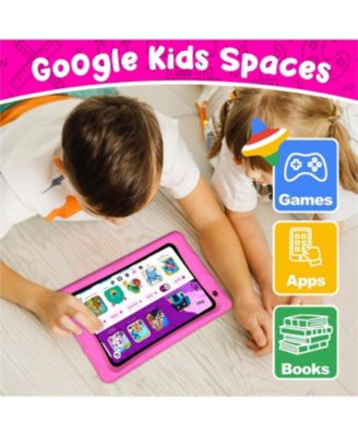 K80A 8" Kids Learning Tablets, Disney eBook Pre-Installed, Android 13, 32GB, Kid-Proof Case & Stylus