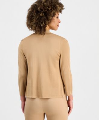 Women's Self Edge A-Line Cardigan, Regular & Petite