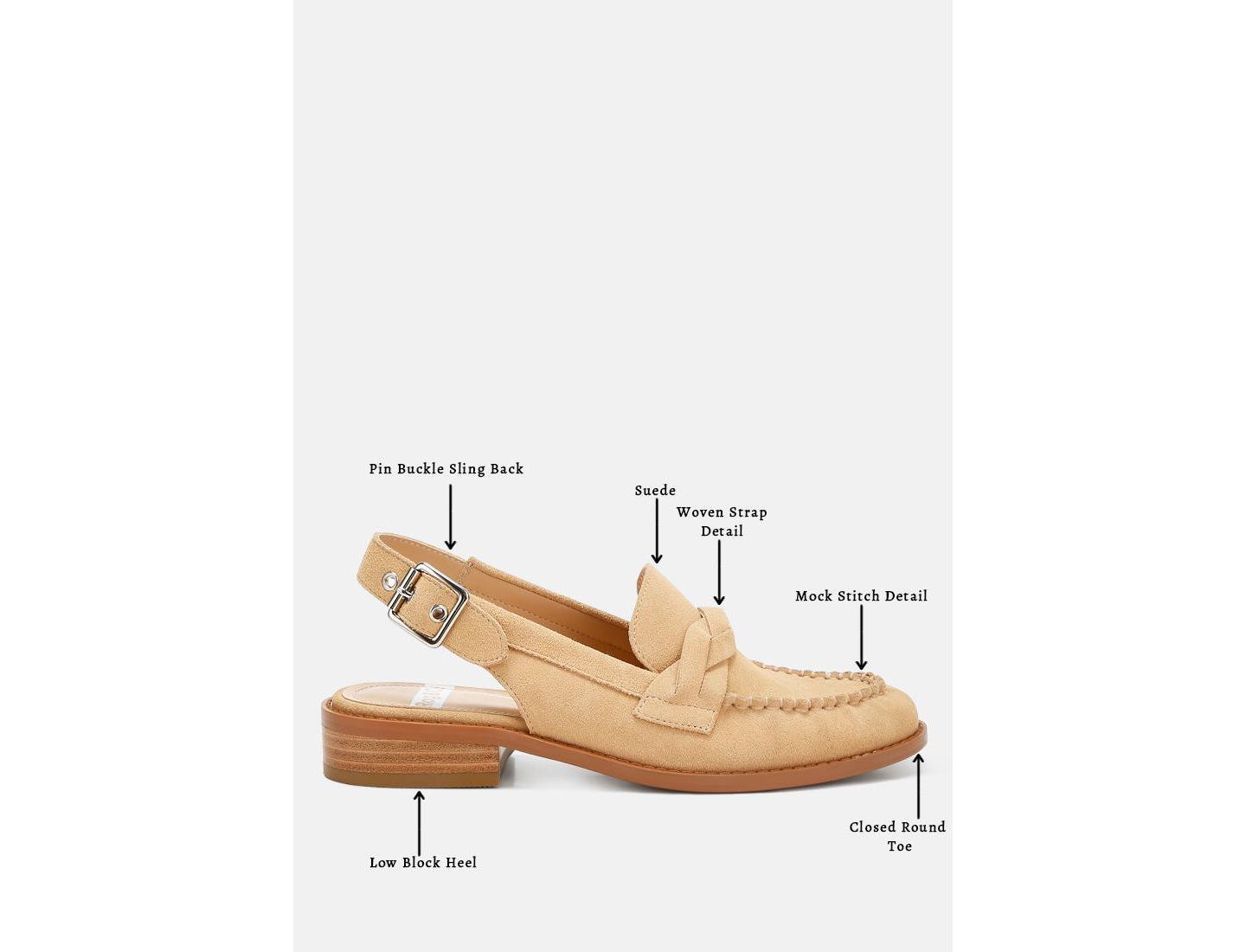 Женские туфли Rag & Co Nemykin Woven Strap Slingback — фото 7