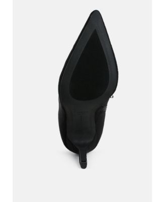 Womens Dapers Bow Detail Ankle Boots