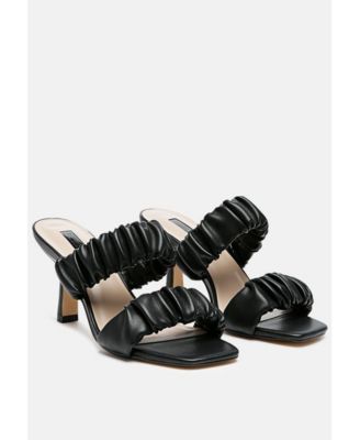 Womens Lady Lynn Gather Around Slip-On Heeled Sandals