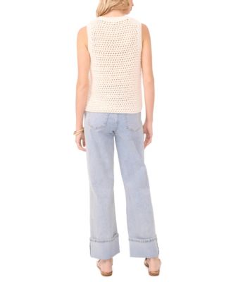 Women's Sleeveless Crew Neck Tank Top