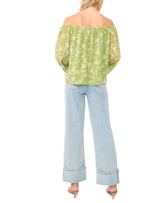 Women's Off The Shoulder Long-Sleeve Top