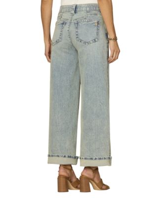 Petite High-Rise Wide Leg Jeans