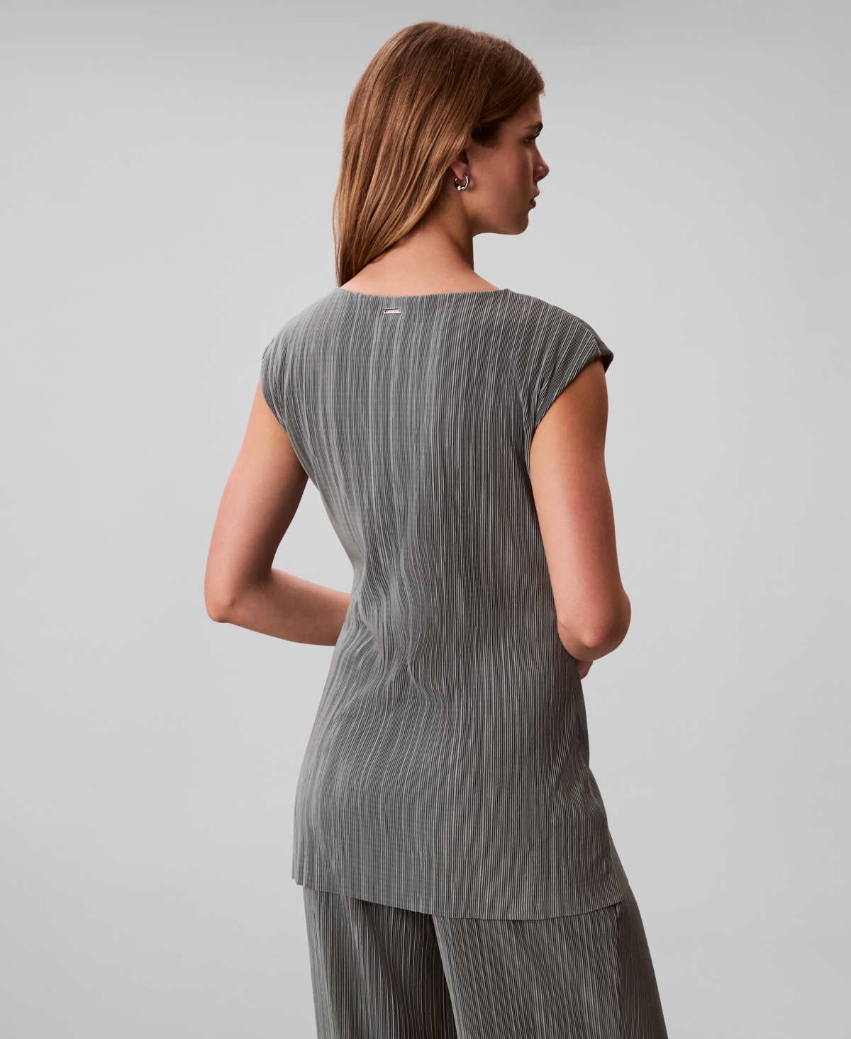 Calvin Klein Women's Cap-Sleeve Tunic Top