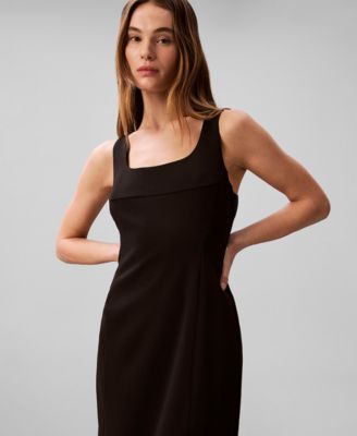 Women's Sleeveless Scoop Neck Dress