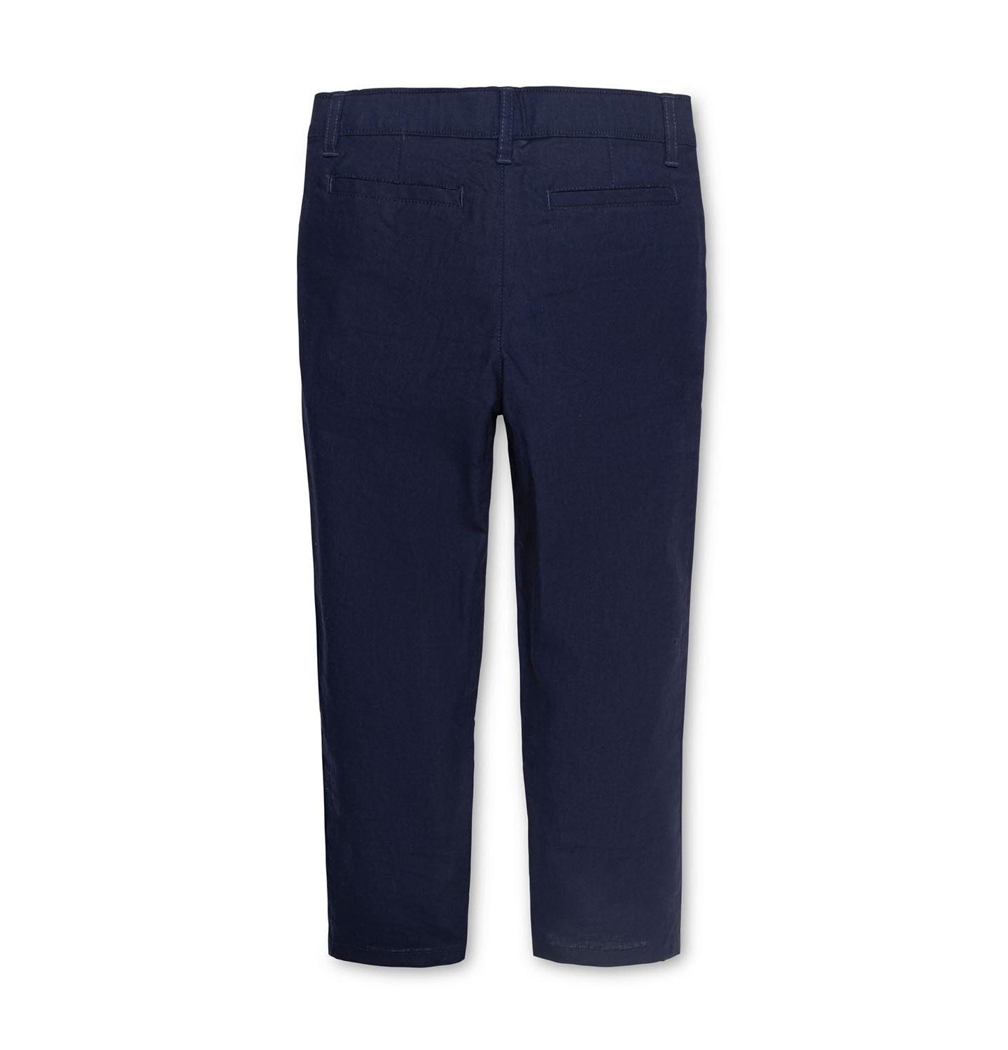 Брюки Hope & Henry Linen Suit Pant для мальчиков-малышей, цвет: Тёмно-синий льняной — фото 3