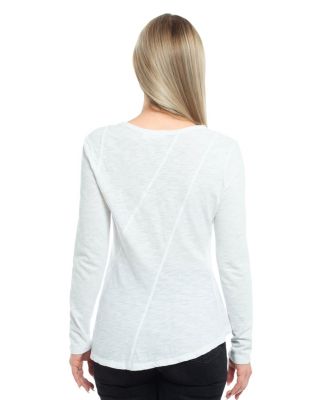 Women's Round Neck Long Sleeve Tee