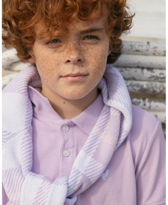 Big Boys Hope and Henry Organic Short Sleeve Knit Pique Polo Shirt