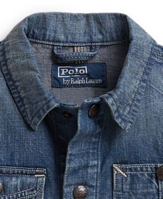 Boys' 2-7 Long-Sleeve Denim Jacket
