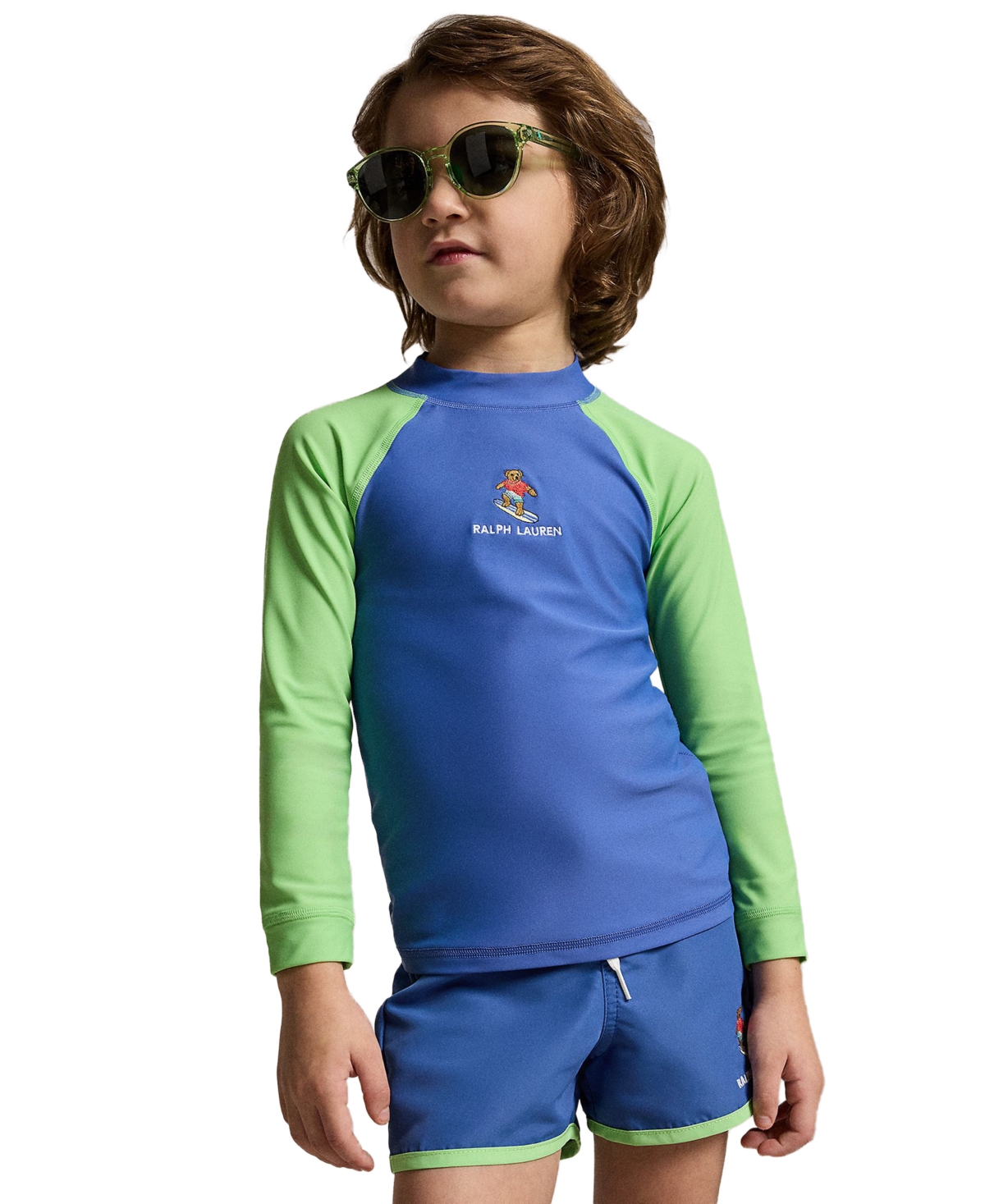 Polo Ralph Lauren Boys' 2-7 Round Neck Rashguard