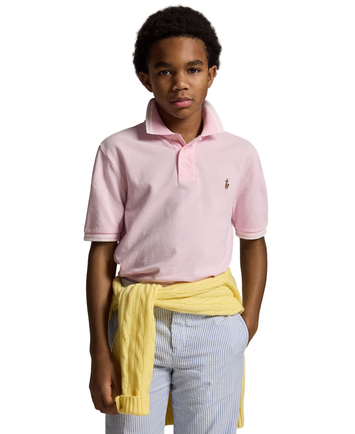 Polo Ralph Lauren Big Boys Oxford Mesh Shirt