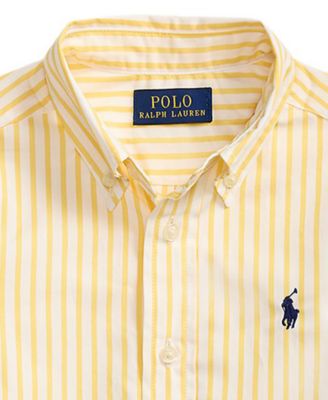 Boys' 2-7 Plaid Button-Down Poplin Shirt