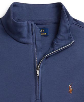 Boys' 8-20 Interlock Quarter-Zip Sweatshirt