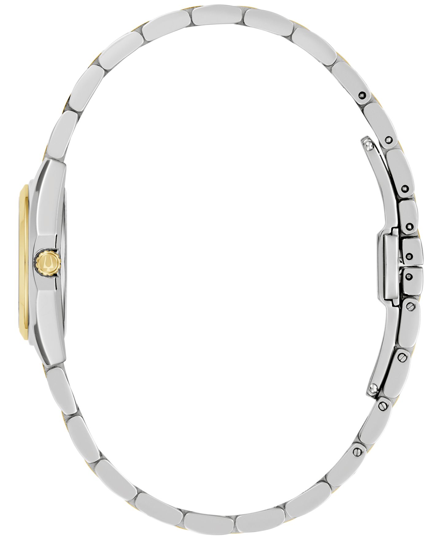 Женские часы Bulova Classic Surveyor Two-Tone Stainless Steel Bracelet Watch 22.7mm — фото 2