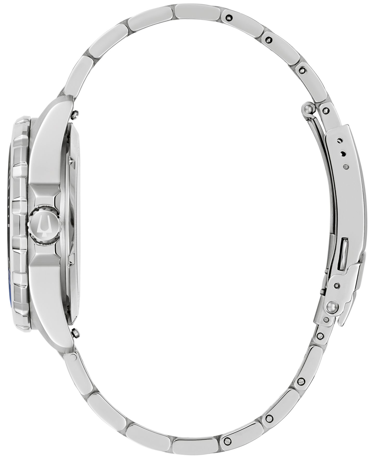 Мужские часы Bulova Marine Star Series B Automatic Silver-Tone Stainless Steel Bracelet Watch 45mm — фото 2