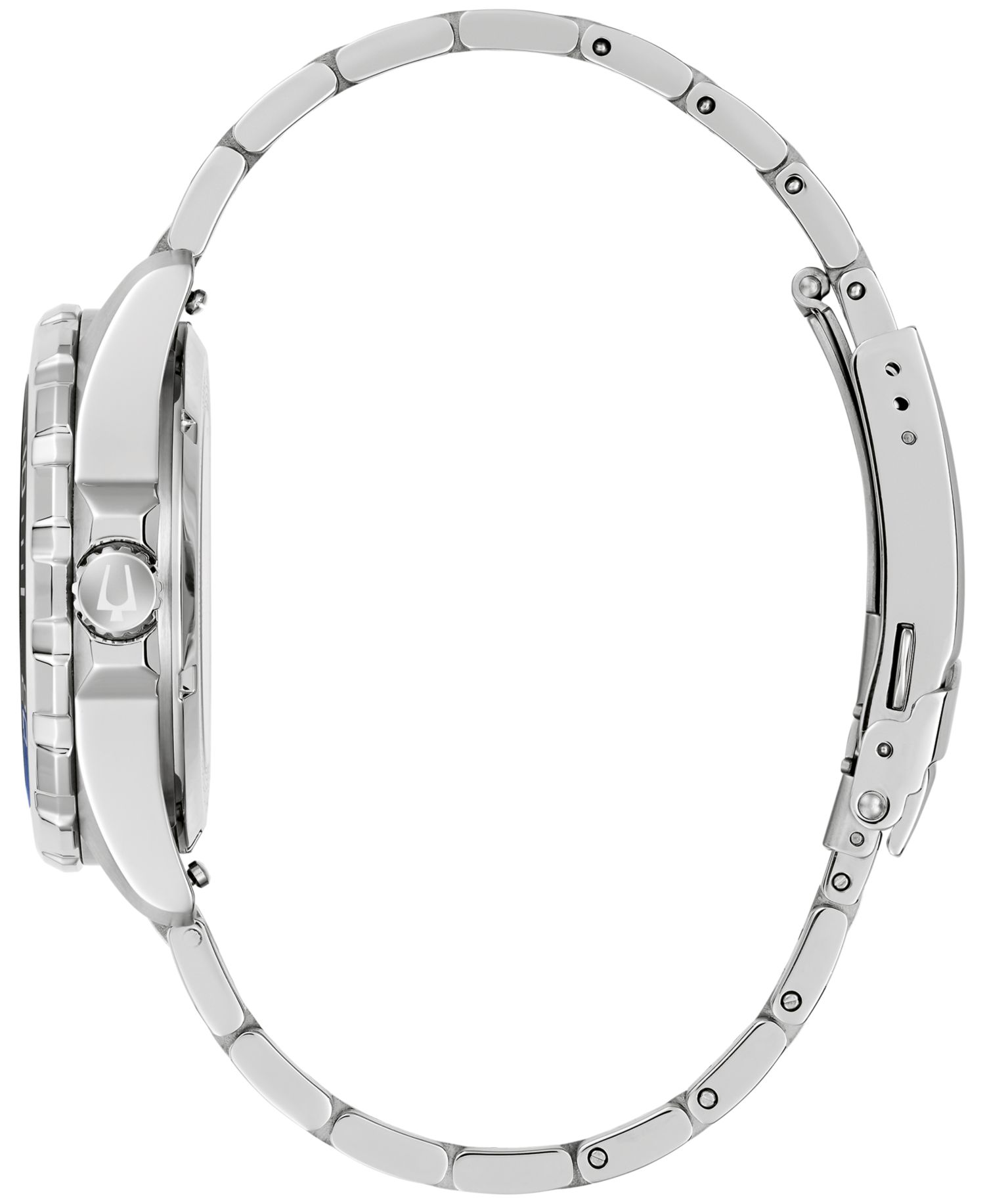 Men's Marine Star Series B Automatic Silver-Tone Stainless Steel Bracelet Watch 45mm