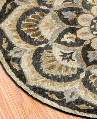 Radiance RDC-062 4' x 4' Round Area Rug