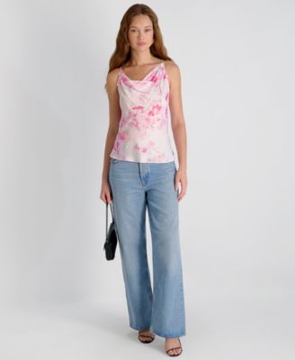 Women's Ennis Satin Cowl Neck Top