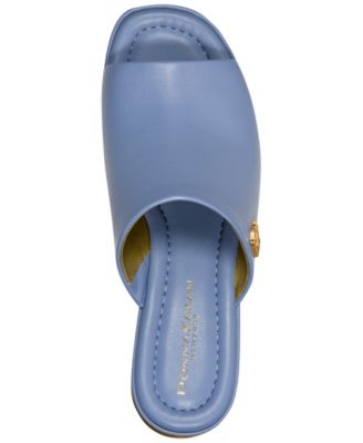 Women's Tinley Leather Peep Toe Mules