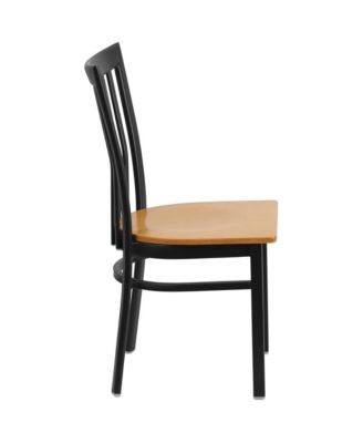 School House Metal Restaurant Dining Chair