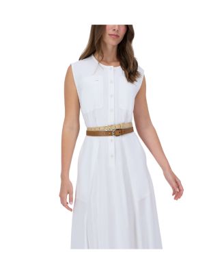 Women's Two Pack Belt Set - Skinny Monogram Buckle Belt and Harness Buckle Belt Set