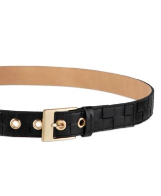 Box-Woven Harness Buckle Belt
