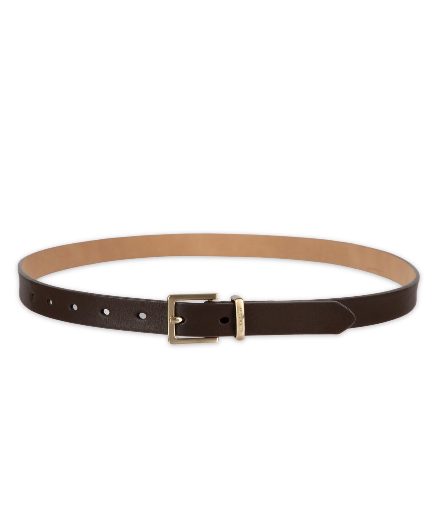 Женские ремни Calvin Klein 2-Pc. Skinny Belt Set, цвет: Чёрный / Коричневый — фото 13