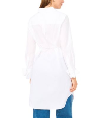 Women's Button Down Collared Shirtdress