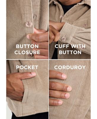Men's SPRING + MERCER Cotton Corduroy Shirt Jacket