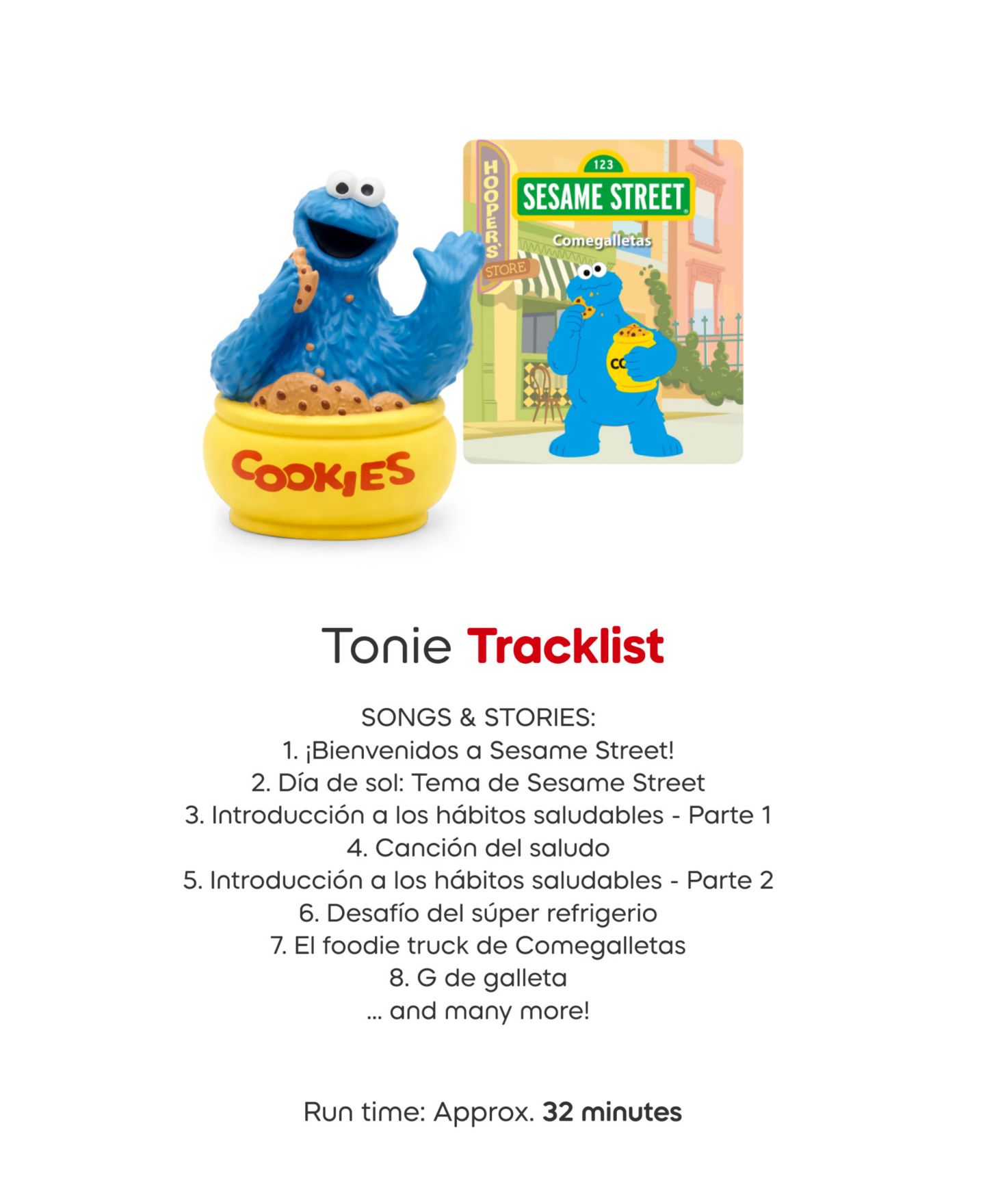 Детские игрушки Tonies Toniebox 2 Sesame Street Bundle Set (In Spanish) — фото 4