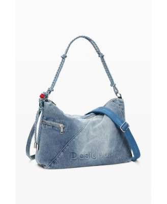 Women's Large Denim Charms Bag