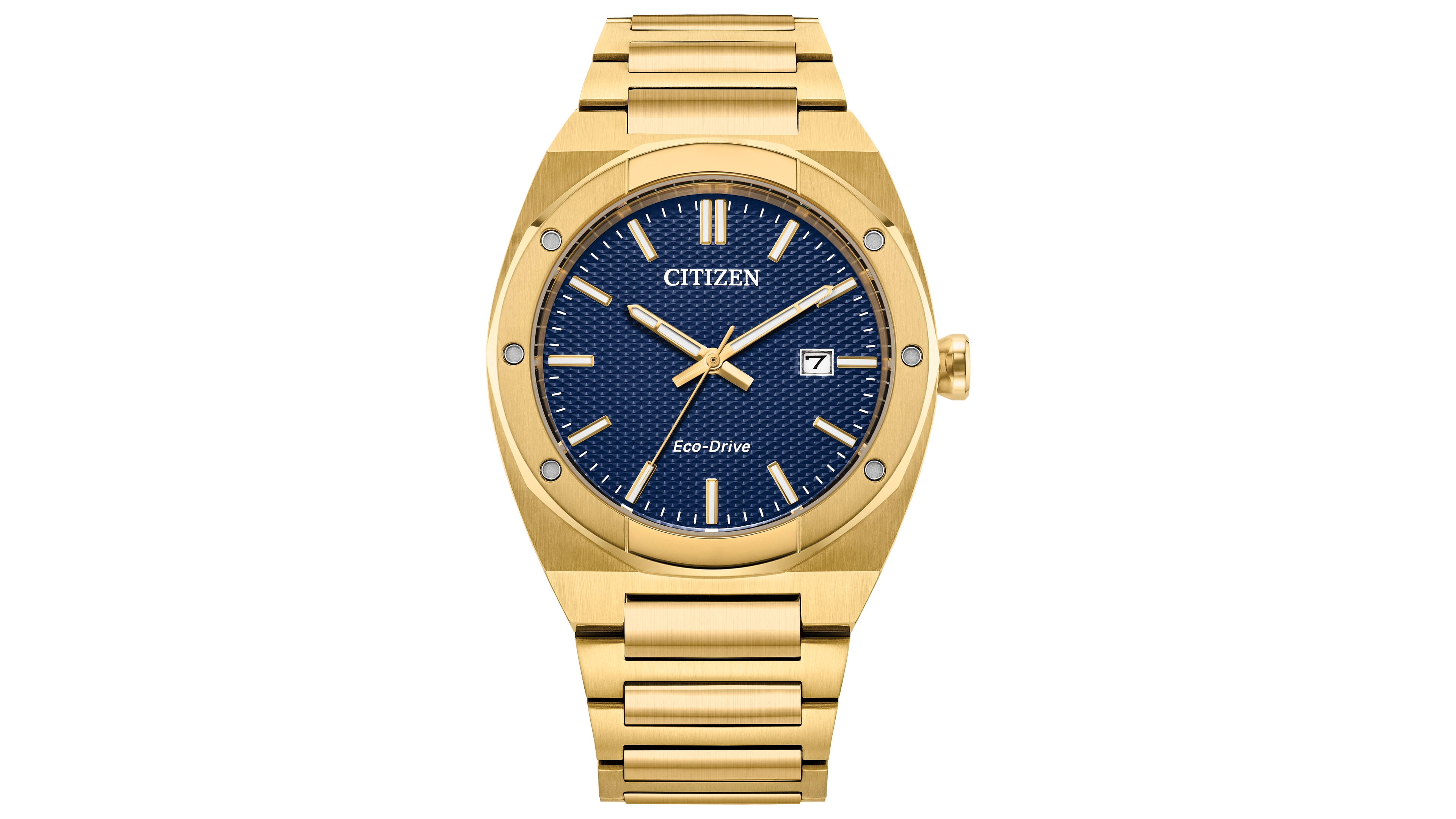 Citizen Men's Sport Luxury Integrated Gold-Tone Stainless Steel Bracelet Watch, 40mm