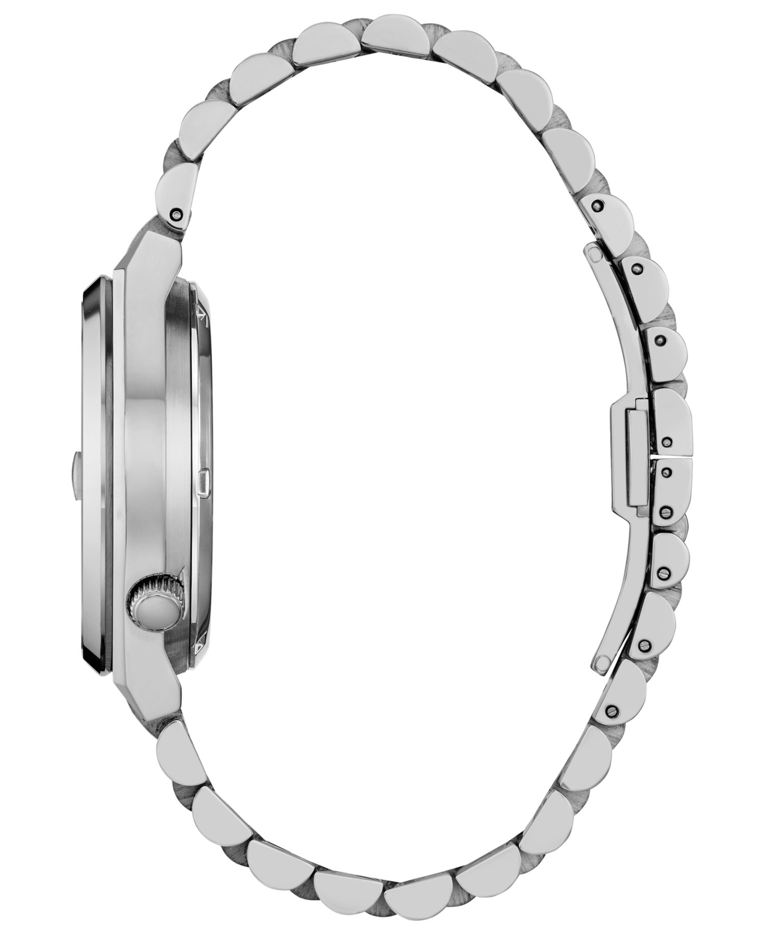 Men's Tsuyosa 60 Silver-Tone Stainless Steel Bracelet Watch, 40mm