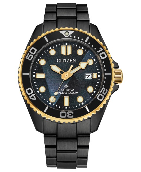 Мужские часы Citizen Promaster Dive Light in Black, 40.6мм