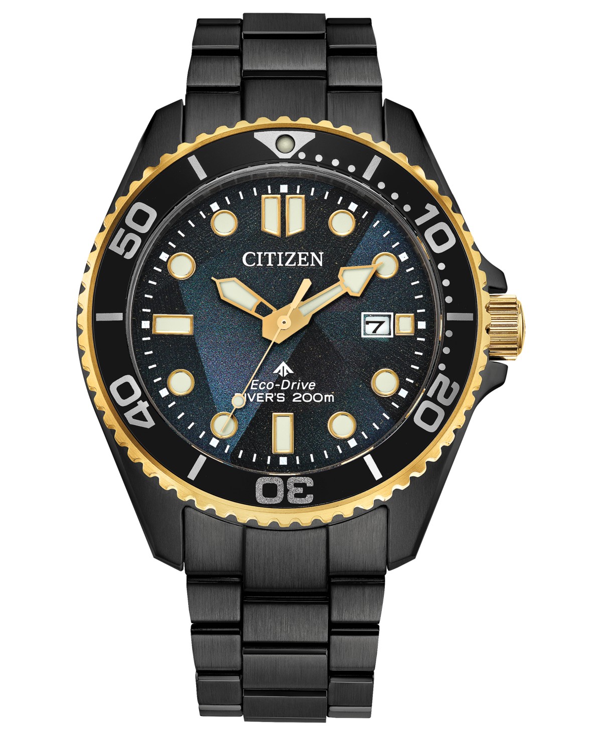 Мужские часы Citizen Promaster Dive Light in Black, 40.6мм — фото 1