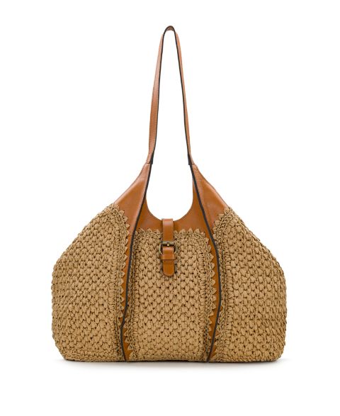 Сумки Patricia Nash Santorini Medium Woven Straw Satchel Handbag