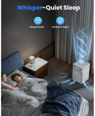 Air Purifiers for Home Large Room Bedroom up to 3600 Sq Ft PM 2.5 Display Air Quality Sensor True HEPA Air Filter for Fur Odor Smoke, White