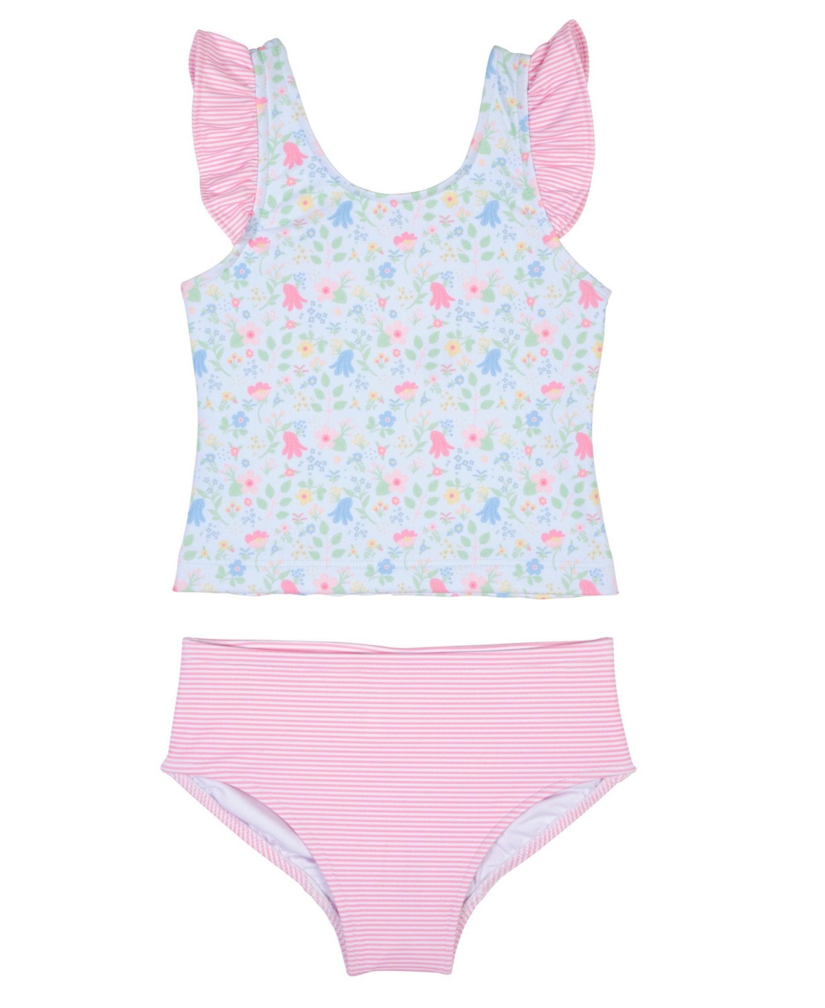 Florence Eiseman Little Girls Floral Print Tankini