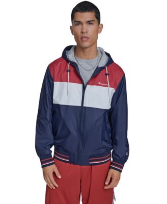 Men's Retro Hooded Rain Jacket