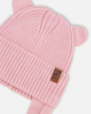 Baby Girls Knit Hat Pale Pink