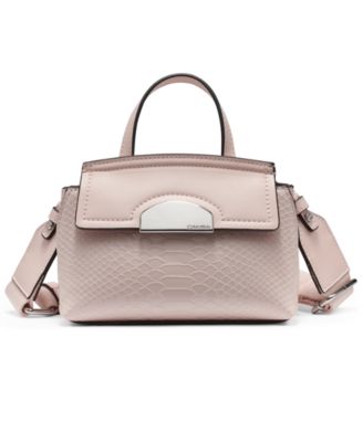 Arabella Mixed Media Crossbody with Web Strap